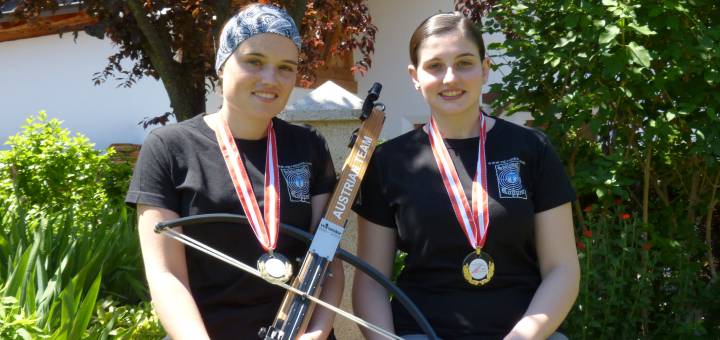 2x Gold beim internationalen Wettkampf Austria Open 2015: Katharina und Marie-Theres Auer